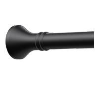 Barra de cortina ajustable de 40500 cm, barra de tensión sin taladro, barra de cortina extensible (negro, 160250 cm), fácil de instalar, perfecta para decoración del hogar