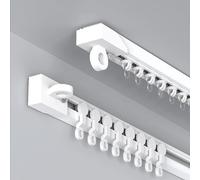 Barra de cortina autoadhesiva para montaje en techo, 2,1 m, fácil instalación, no requiere taladrar, perfecta para separadores de habitaciones, ideal para uso doméstico y de oficina