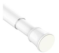 Barra de cortina con pinzas Barra de cortina telescópica sin taladrar para ducha - 85-265 cm(diámetro 32 mm)