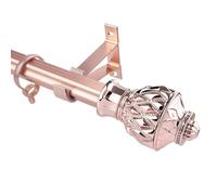 Barra de cortina de aleación de aluminio engrosada, barra romana silenciosa, barra de cortina de una sola varilla, soporte de riel de cortina con accesorios(170cm(66.93in))