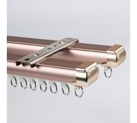 Barra de cortina de aluminio duradera de 16 m, montaje en techo o pared, ideal para separadores de habitaciones, tamaño de 3,6 m (3 x 1,2 m), perfecta para decoración del hogar y fácil instalación