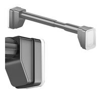 Barra De Cortina De Ducha Extensible Barra De Cortina Ajustable 40-500cm,cortinero Baño Extensible De Acero Al Carbono Antideslizant, Sin Taladro, Para Armario, Baño, Balcones(Gris,210-300cm)