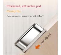 Barra de Cortina de Ducha Extensible Barra Telescópica Sin Taladro Facil Instalacion para Baño Dormitorio Ventana(2.4-3.10m(7.9-10.2′))