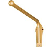 Barra de cortina de hierro resistente con remates, barra de cortina de ventana de brazo oscilante, soporte de exhibición móvil para puerta delantera, tienda, cocina, baño