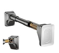 Barra de cortina de tensión resistente, sin torsión de taladro para extender la barra con resorte, barra telescópica antideslizante para armario, baño, ventana, puerta, cocina