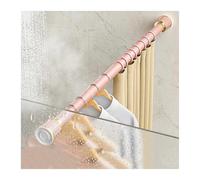 Barra de Cortina para Baño(70-415cm) Telescópica, Fácil de Instalar, Sin Taladros Riel para Cortina Extensible de Fácil para Baño, Cocina y Armario(Lightpink,165-215cm)
