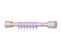 Barra de cortina telescópica ajustable, sin taladro, barra extensible para ropa, 33 mm de diámetro, 40-500 cm de longitud, perfecta para dormitorio, puerta, sala de estar