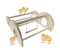 Barra de descanso para gallinas | de madera para descansar en el gallinero, Accesorio exterior para gallinas | para aves de corral de bajo corazón, granja y jardín