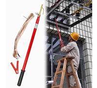 Barra de descarga telescópica aislada para mantenimiento de línea de alto voltaje, diseño de resistencia directa para operaciones superiores seguras