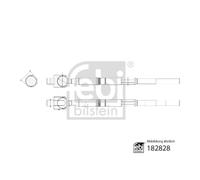 FEBI BILSTEIN 182828 Rótula axial de dirección