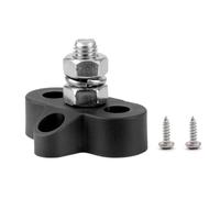 Barra de distribución 5/16" 1/4" poder positivo resistente del bloque de terminales M8 M6 M10(Style A M8 Black)