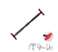 Barra de dominadas ajustable para puerta de gimnasio en casa, bloqueo de seguridad, alfombrilla antideslizante, soporta hasta 350 kg de límite de peso, no requiere tornillos