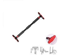 Barra de dominadas ajustable para puerta de gimnasio en casa, bloqueo de seguridad, alfombrilla antideslizante, soporta hasta 350 kg de límite de peso, no requiere tornillos