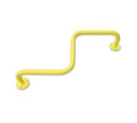Barra de dominadas curvada para el techo, para escalada, para interiores, para niños, escalada, sala de juegos, color amarillo