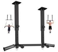Barra de dominadas de montaje en techo para gimnasio en casa - Barra de dominadas de altura ajustable de 800 libras para entrenamiento de fuerza de garaje, barra de dominadas montada en pared/vigueta