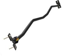 Barra de dominadas, Estación de dominadas Acero en la Esquina Pared, Barras inmersión, Barra, for Puerta, Montaje(Black)