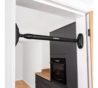 Barra de Dominadas Extensible METIS | Barra Fija para Marco de Puerta Sin Tornillos con Cierre de Seguridad | Barra de Musculación para el Tren Superior | Pull Up Bar para Pared y Puerta (70-90cm)