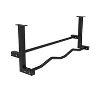 Barra de dominadas montada en la pared - Diseño de 2 capas barra horizontal alta y baja - Barra de entrenamiento de fuerza para gimnasio en casa - 3 estilos - Carga 300 kg (Color: Estilo 1-Barra recta