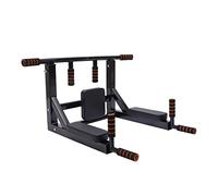 Barra de dominadas para montaje en pared, barra de dominadas multifuncional para el hogar hasta 200 kg, estación de inmersión para estudio en casa, 95 x 77 cm, barra de dominadas ajustable, para casa