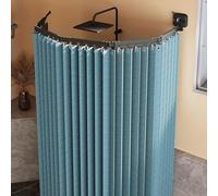 Barra de ducha ajustable sin taladro U-sd con potente succión plegable para bañeras Bei 2 pliegues, fácil instalación y diseño de ahorro de espacio