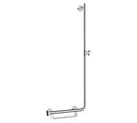 Barra de ducha (Altura: 110 cm, Cromo)