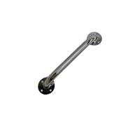 Barra de ducha - Barra de apoyo de baño - Barra de apoyo para inodoro - Barra de ducha - Mango para puerta de ducha - Persona agée - Senior - Barra de apoyo recta - de acero cromado 45 cm