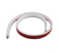 Barra de ducha de silicona, 30 mm de altura, barrera de agua para separación en seco y húmedo, junta flexible para duchas a ras de suelo, tiras de sellado autoadhesivas contra fugas de agua (blanco