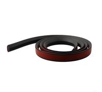Barra de ducha de silicona, 30 mm de altura, barrera de agua para separación en seco y húmedo, junta flexible para duchas a ras de suelo, tiras de sellado autoadhesivas contra fugas de agua (negro