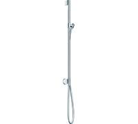 Barra de ducha hansgrohe AXOR One con conexión a la pared, mangueras de ducha 1,60m, 48792000, Color: cromado