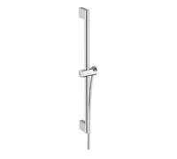 Barra de ducha hansgrohe Unica Pulsify S, 65 cm con soporte para rociador y flexo de ducha, 24400000, Color: cromado