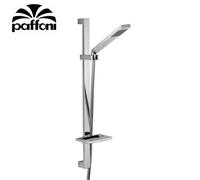 Barra de ducha Paffoni Level Zsal079cr, conjunto de ducha y ducha de mano