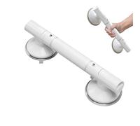 Barra de ducha para ducha | Mango antideslizante para handicap | Pasamanos de ducha de seguridad blancos, barras de ducha resistentes, barra de agarre para bañeras y baños