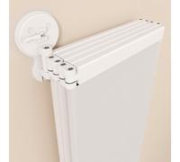 Barra de ducha plegable ajustable sin taladro, ahorro de espacio, para baño y lavandería, fácil instalación, diseño perfecto para niños pequeños