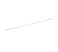 BARRA DE DUCHA REDUCIBLE ALUMINIO BLANCO MARCO PARA BAÑERA PUERTA DUCHA MAMPARA