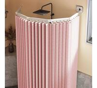 Barra de ducha sin taladro, con ventosas fuertes, ajustable, plegable, resistente al moho, fácil instalación para bañeras, ahorro de espacio