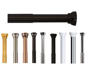 Barra de ducha Spirella colección KRETA negro mate 75-125cm