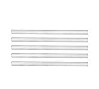 Barra de eje recta de varilla de acero inoxidable 5 piezas de págiones de alta precisión eje de metal duradero para robot equipos de ingeniería de bricolaje (Segrehyujj5ducl-11)