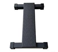 Barra de elevación de pantorrilla de acero para sentadillas, elevador de talón y tabla elástica de pantorrilla con textura antideslizante, pie para accesorio de máquina Smith y Tibialis