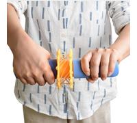 Barra de entrenamiento de muñeca - Barra de entrenamiento de codo con fuerza ajustable | Mango versátil Barra de ejercicios de muñeca simple, duradera, elástica con bandas elásticas para deportistas