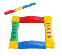 Barra de equilibrio, barra de entrenamiento de equilibrio, juguete de entrenamiento para niños, para niños de 3 a 5 años de edad, para interiores y exteriores, patio trasero, sala de juegos