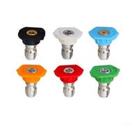 Barra de extensión ajustable para lavado a presión para limpieza de alto alcance con 6 cabezales de boquilla y opciones de varilla curvada (juego 1)