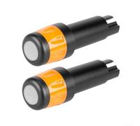 Barra de extensión con luz LED para scooter eléctrico Xiaomi, manillar ergonómico, recargable vía mini USB, ABS resistente al desgaste, fácil montaje, visibilidad nocturna, juego de accesorios (D)