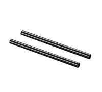 Barra de extensión de aluminio de 15 mm, rosca hembra interior para montaje de hombro DSLR accesorio de enfoque de seguimiento, 2 rieles de fotografía de rosca interna interna