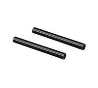 Barra de extensión de aluminio de 15 mm, rosca hembra interior para montaje de hombro DSLR accesorio de enfoque de seguimiento de 2 piezas de base de liberación rápida para aparejos de cámara
