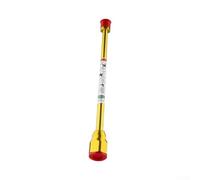 Barra de extensión de aluminio sin aire compatible con roscas comunes del sistema de pulverización para una fijación segura (dorado 20 cm)