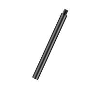 Barra de extensión de cámara de aluminio con extremo roscado de 1/4 pulgadas para trípodes, monopiés, extensor de trípode, accesorio de montaje de cámara
