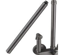 Barra de extensión de ducha - Barra de extensión de acero inoxidable | Accesorio de baño que aumenta la altura, conexión estable de alta compatibilidad, elegante y duradero equipo de baño para mayor