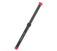 Barra de extensión de metal, extensión de altura de trípode de 2 piezas de aleación de aluminio, longitud ajustable de 26,5 a 44 cm, interfaz de tornillo de 1/4 pulgadas y 3/8 pulgadas, 194,5 G