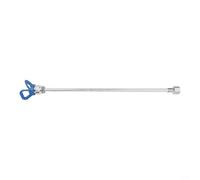 Barra de extensión de pulverización sin aire con base de boquilla para pulverizadores con construcción y ranuras antideslizantes para una pintura segura y eficiente (50 cm)