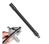 Barra de extensión flexible - Llave de carraca de 1/2 pulgada, llave A con rotación de 360 grados, acero cromado duradero, herramienta manual para cargas pesadas, reparación mecánica Po